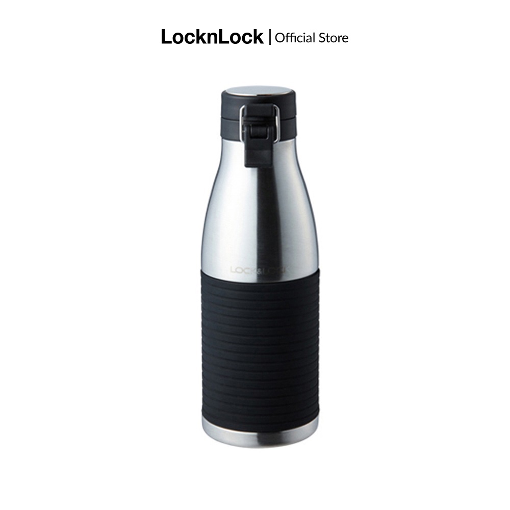 Bình giữ nhiệt bằng thép không gỉ Lock&amp;Lock Cylinder Bottle 430ml LHC4145SLV