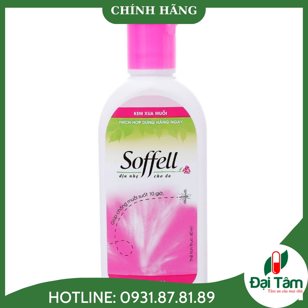 Kem chống muỗi Soffell 60ml