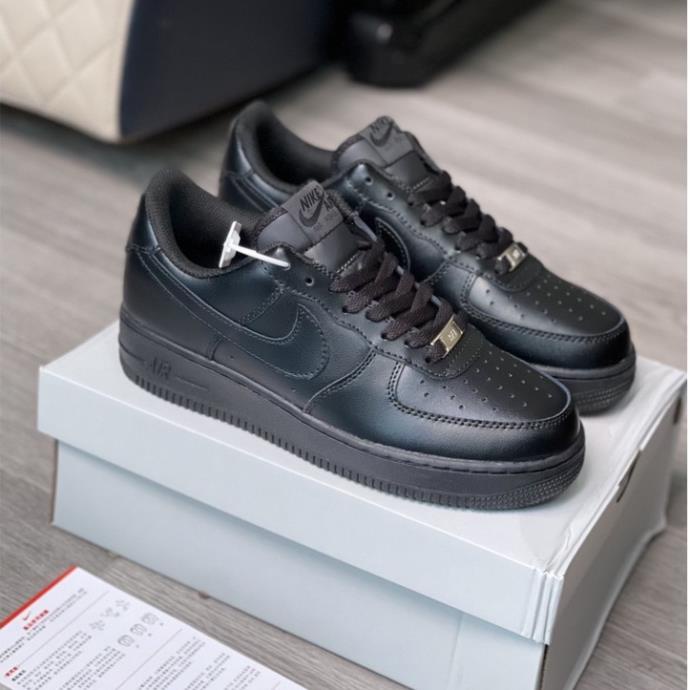 Giày thể thao nike_AF1 đen, Giày sneaker air force 1 low premium white brown nam nữ cực chất dễ phối đồ 2022
