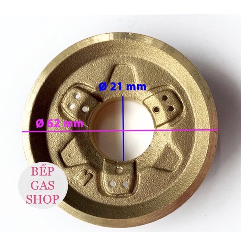 Mâm sen chia lửa bếp gas dương Rinnai R-2KEN / RV-2KESV / RTS-2KD.. HÀNG CHÍNH HÃNG