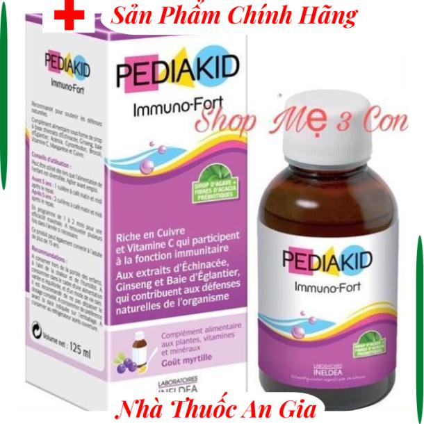 Pediakid Immuno Fort tăng cường miễn dịch siro lọ 125ml Pháp h h b