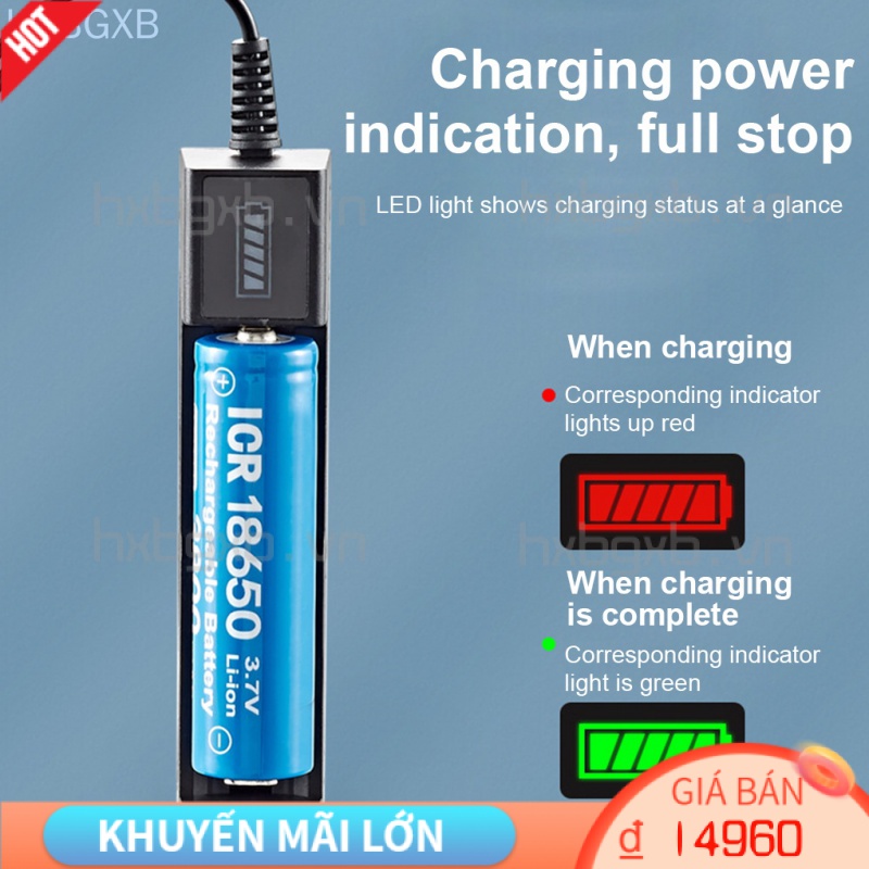 Bộ sạc pin Lithium 18650 chất lượng cao