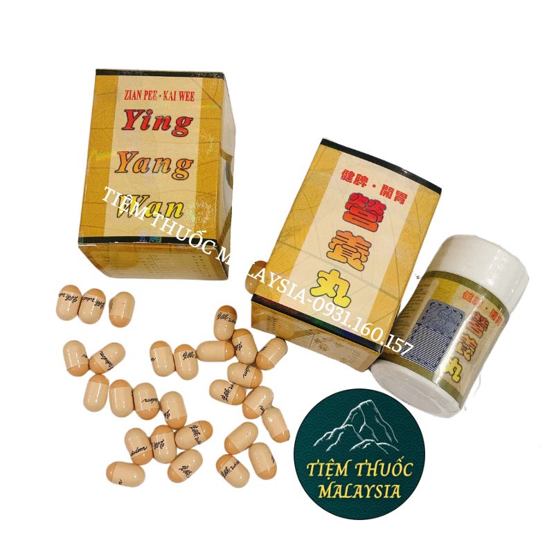 Dinh dưỡng hoàn hỗ trợ tă.ng c.ân - Ying Yan wan - Hộp 33 viên Hàng Cao Cấp- check được mã QR+