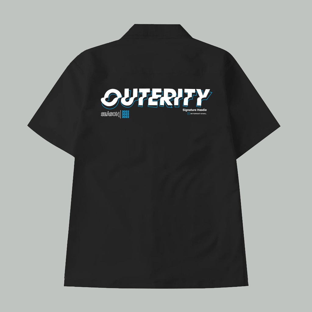 Áo SƠ MI nam nữ tay lỡ cổ bẻ phong cách ulzzang form freesize dáng rộng unisex KATE OUTERITY SS2022
