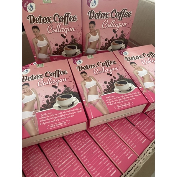 Combo 3 Hộp Cà Phê Detox Collagen Giảm Cân Đẹp Da An Toàn Hiệu Quả