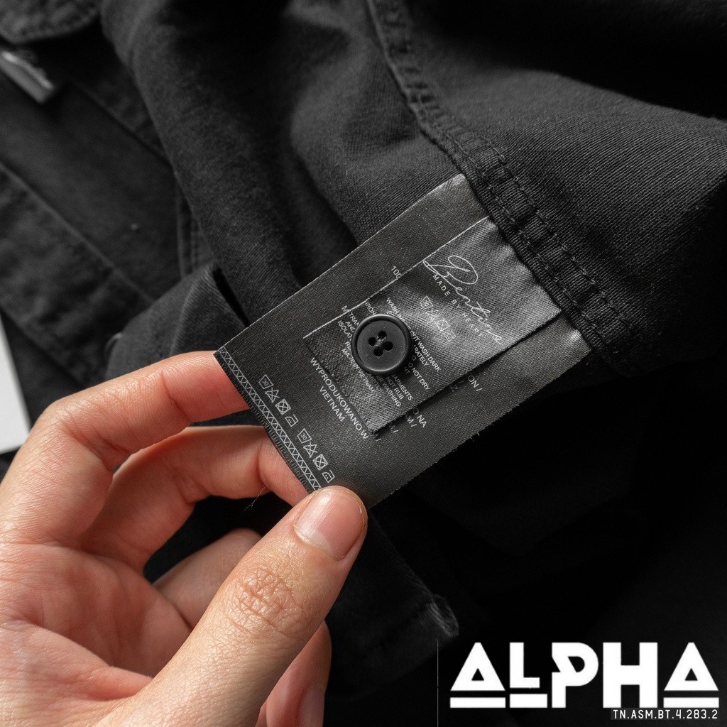 Sơ mi nam kaki 2 túi GEN ALPHA , chất vải kaki dày dặn, form slimfit thoáng mát GEN094