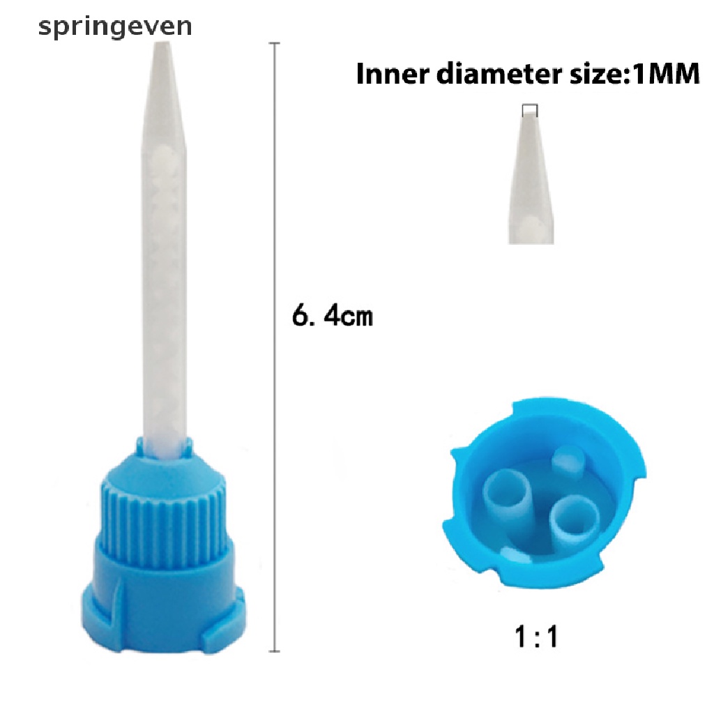 Bộ 50 Đầu Trộn Bằng Cao Su Silicone Dùng Một Lần