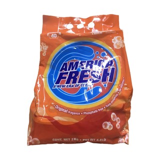 Bột giặt America Fresh 2kg (4 Mùi)