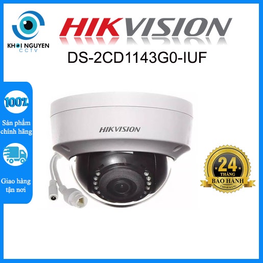 Camera IP Hồng Ngoại Tích Hợp Micro 4.0 Megapixel HIKVISION DS-2CD1143G0-IUF