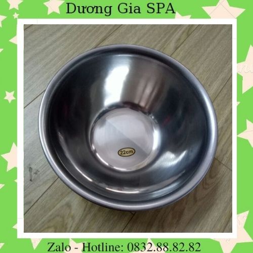 Bát inox, bát spa 22cm