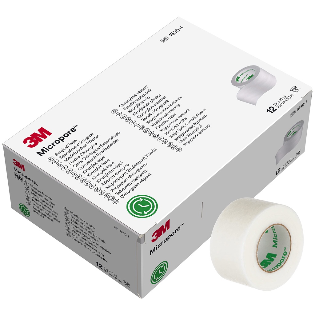 Băng keo giấy y tế 3M 1530-1 2,5cmx9,14m