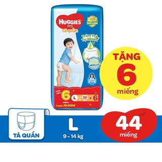 Tã quần huggies dry tràm trà tự nhiên gói trung m42+6/l38+6/xl32+6/xxl28+6