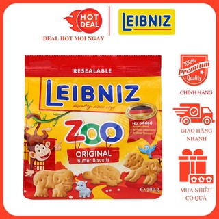 Bánh Quy Bơ Hình Thú Bahlsen Zoo Leibniz 100G - Nhập khẩu Đức