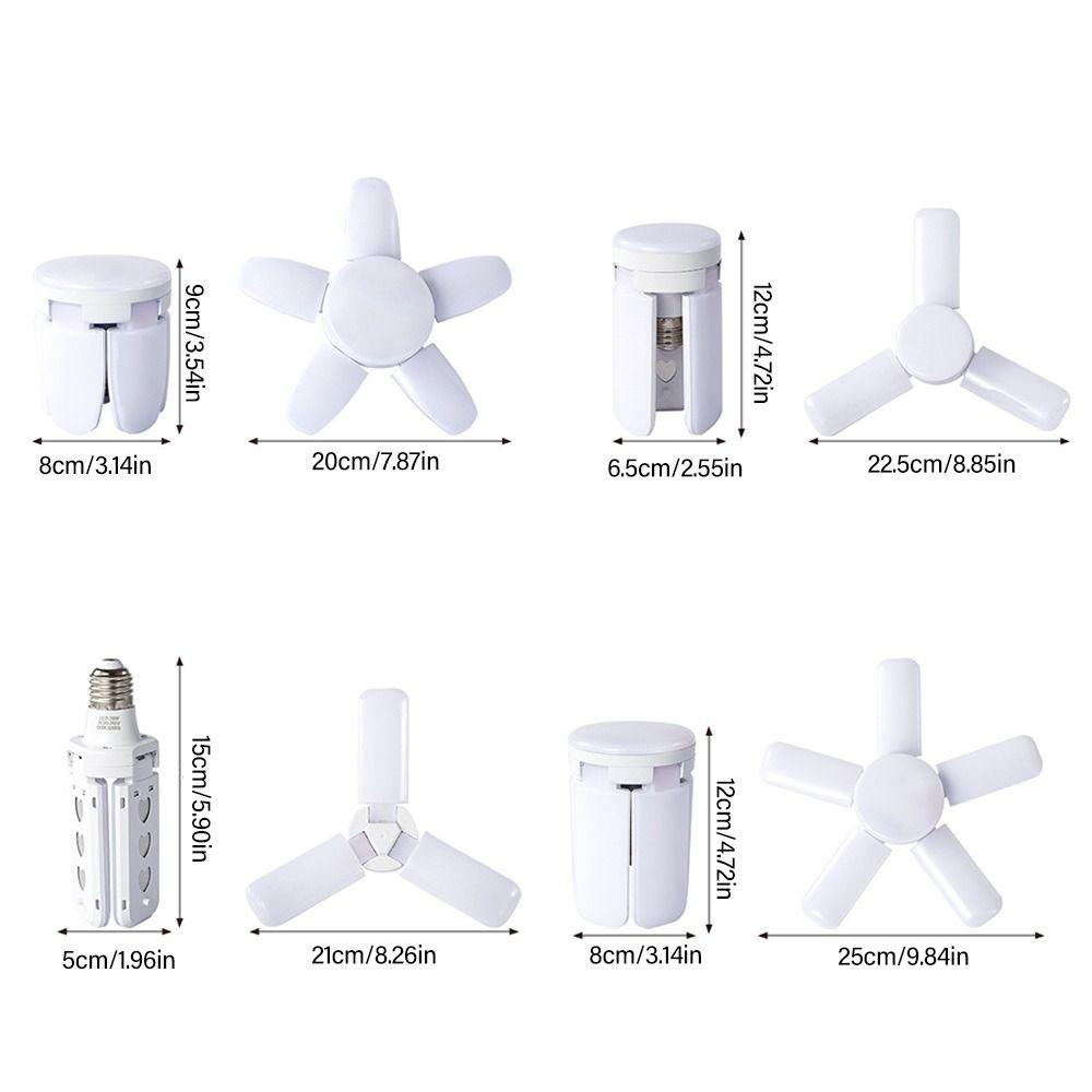 YVE Đèn LED Gắn Trần Nhà 85-265V Có Thể Gập Lại Được