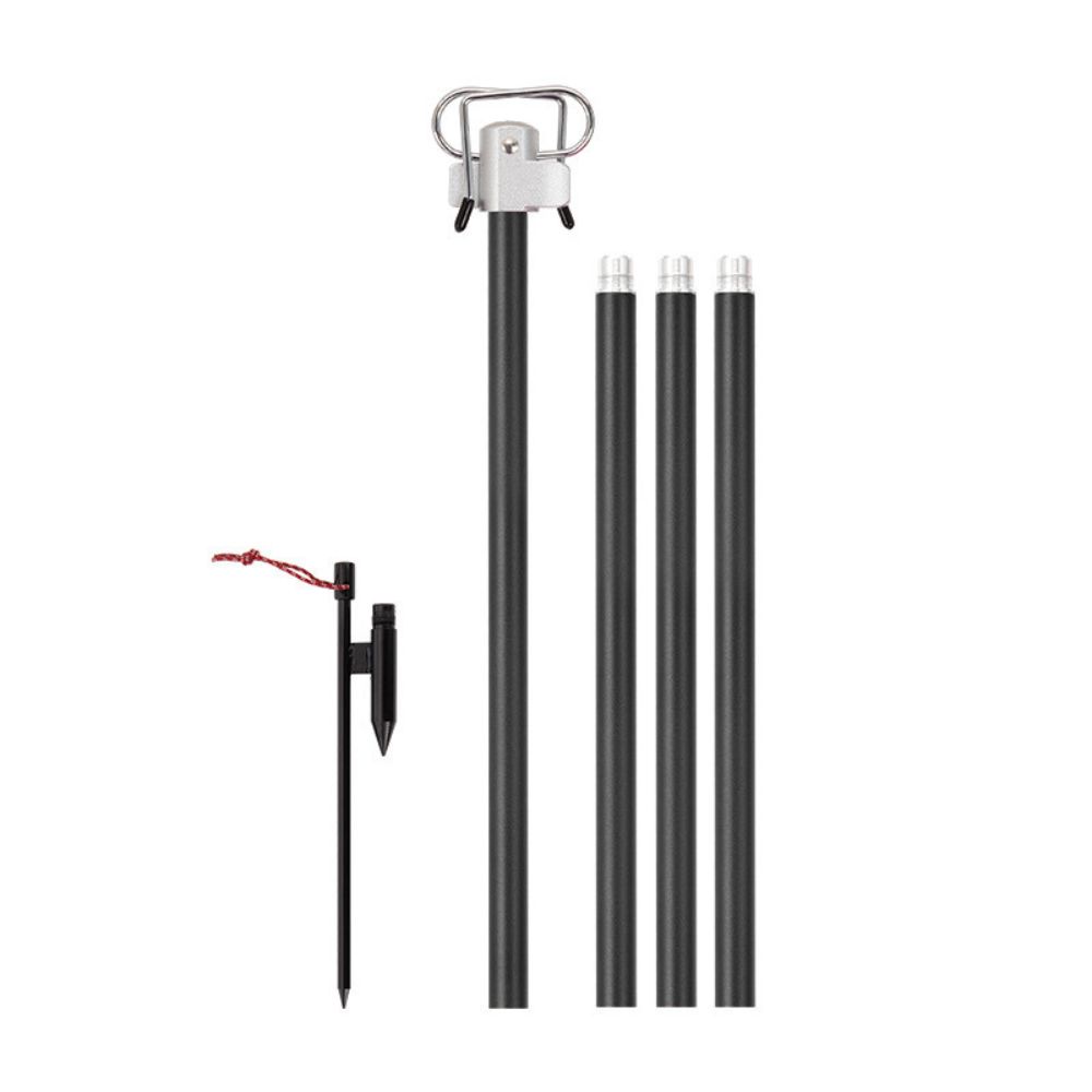 Giá Treo Đèn, Gậy Treo Đèn, Cột Treo Đèn Có Móc Ttreo Đôi Dã Ngoại Ngoài Trời Gấp Gọn Hợp Kim Nhôm Thiết Kế Tiện Lợi