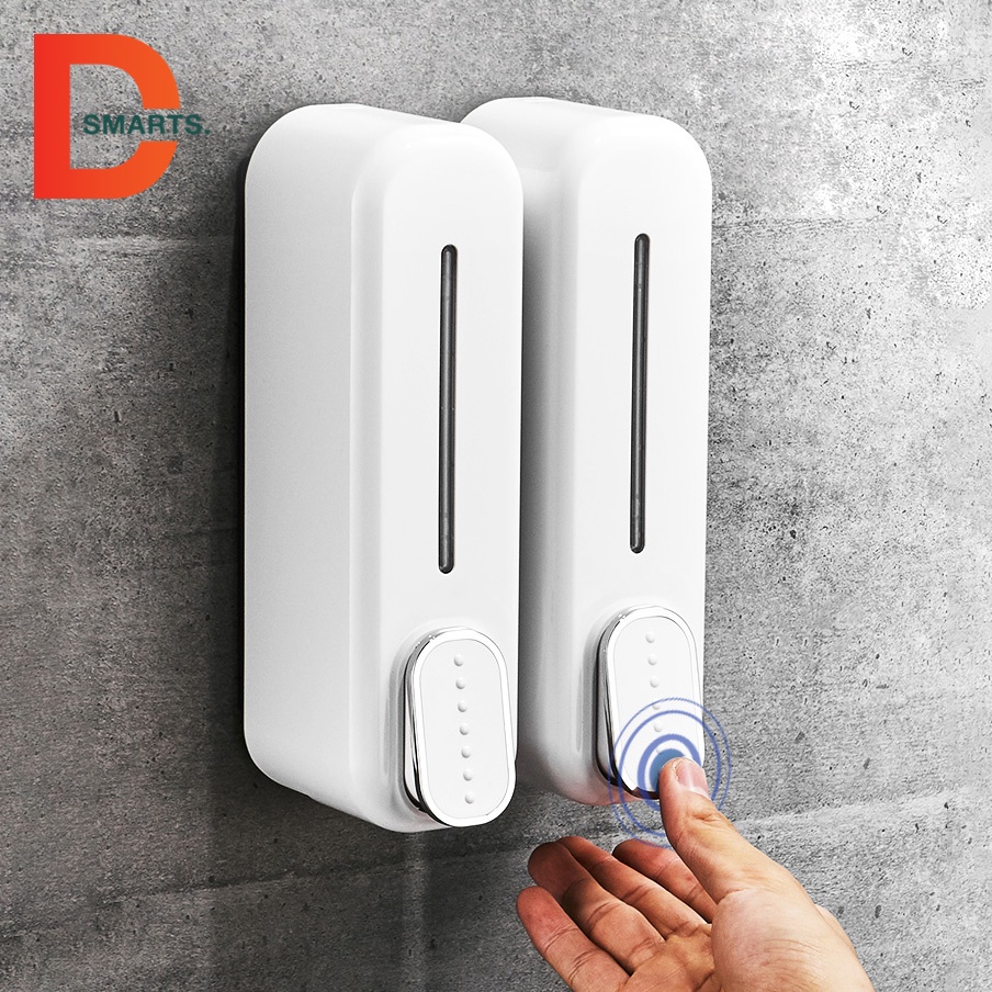 Hộp đựng nước rửa tay, sữa tắm, dầu gội dung tích 350ml có bình chứa riêng, thiết kế kiểu mới dễ dàng thay tháo