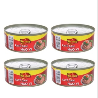Combo 4 lon pate gan hảo vị mai vàng vissan 4x150g date 2027 - 244