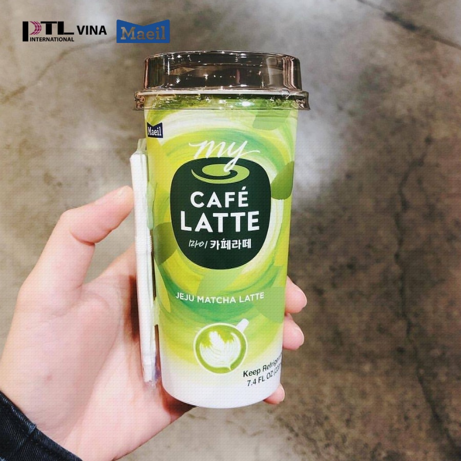 Cà Phê Uống Liền MAEIL My Café Latte Nhập Khẩu Hàn Quốc, Coffe Hương Vị Jeju Matcha 220ml