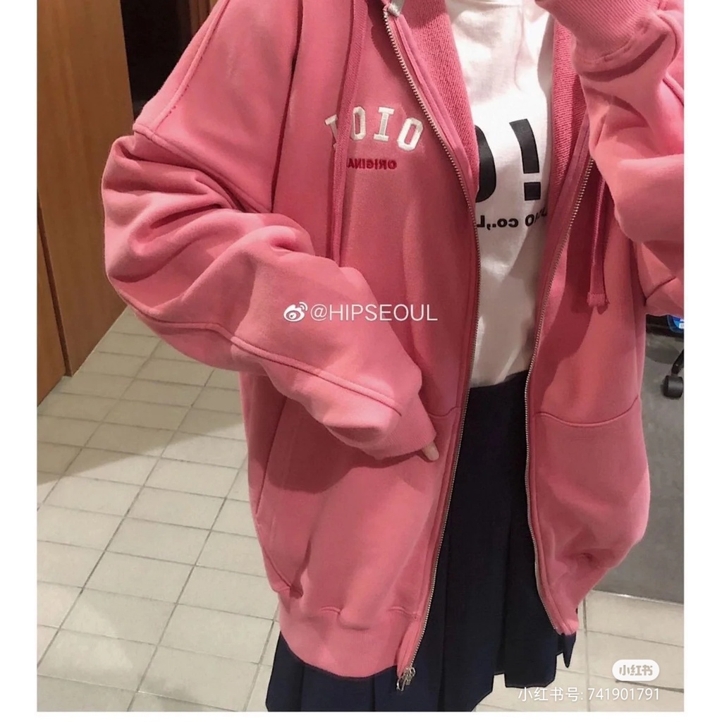 NRVP Áo khoác hoodie tay dài kiểu dáng thể thao cho nữ