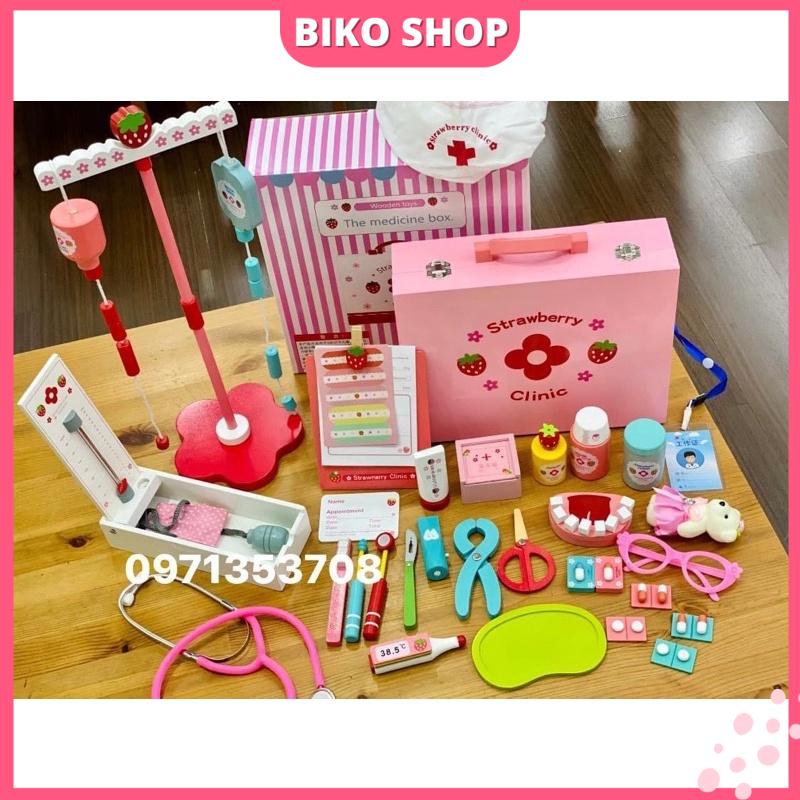Đồ chơi bác sĩ bằng gỗ cho bé