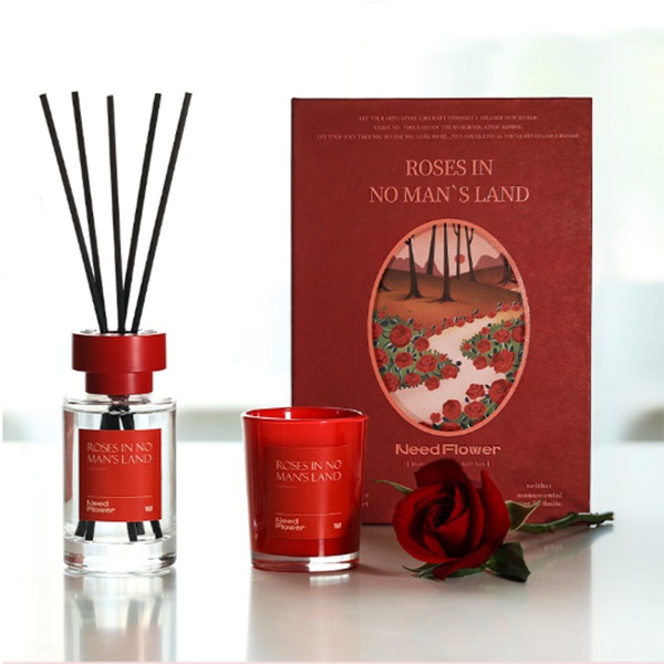 [5 mùi] Set hộp quà nến thơm va tinh dầu khuếch tán