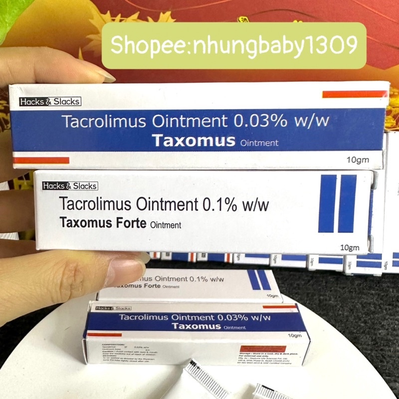Kem thoa Tacrolimus loại bỏ chàm da