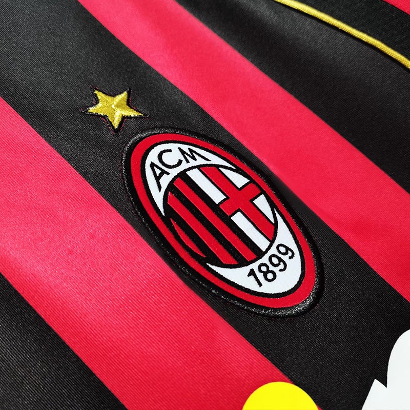 Bộ Quần Áo Bóng Đá Đội Nhà Ronaldo Kamardini Champions League 0607ac Milan