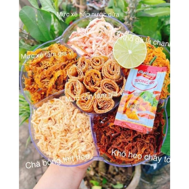 Khay khô hoa mai lục vị