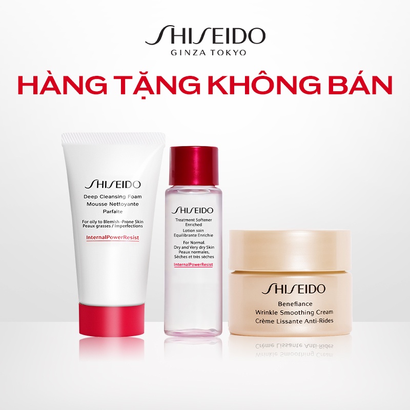 [Quà tặng không bán] Bộ quà tặng Shiseido (tặng kèm sản phẩm Shiseido UTM 30ml / UTM Eye)