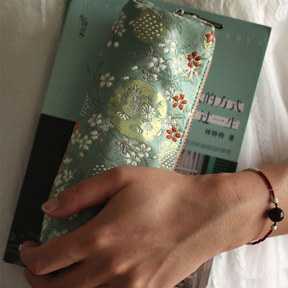 Lloyd Túi Đựng Bút Chì Chất Lượng Cao Họa Tiết Thêu Phong Cách Trung Hoa Sức Chứa Lớn Để Bàn Cho Học Sinh / Văn Phòng