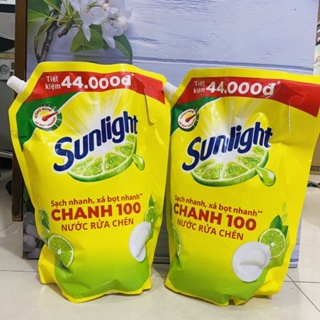 NƯỚC RỬA CHÉN SUNLIGHT TÚI CHANH 3.5Kg size khủng mới