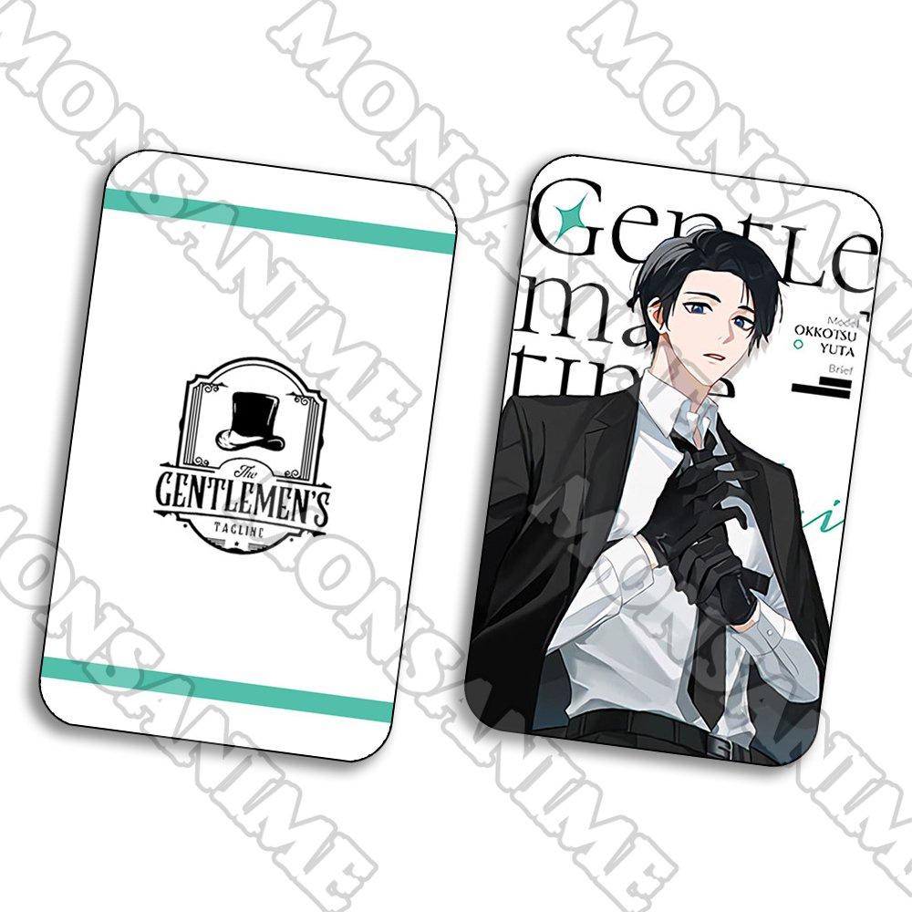 Ảnh card bo góc in hình JUJUTSU KAISEN Chú thuật hồi chiến ver GENTLEMEN thẻ bo viền 5*8cm anime chibi sưu tầm 1 tấm