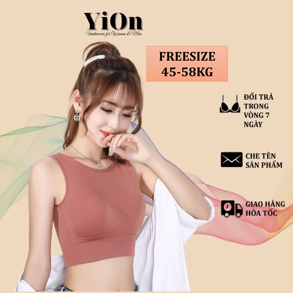 Áo Bra Tập Gym Thể Thao Ba Lỗ Chất Cotton Dệt Kim Co Dãn 4 Chiều Kèm Mút Ngực AhaStore CR06