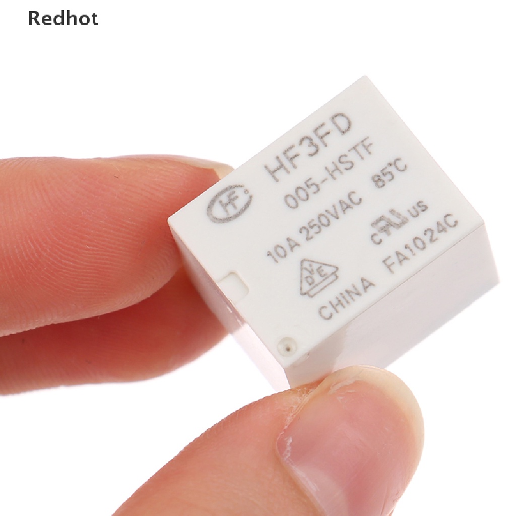 Set 5 Rơ Le HF3FD HF3FD-005-HSTF 4pin 5V HF3FD 012-ZSTF 12V 12VDC 5 10A ZTF Chuyên Dụng