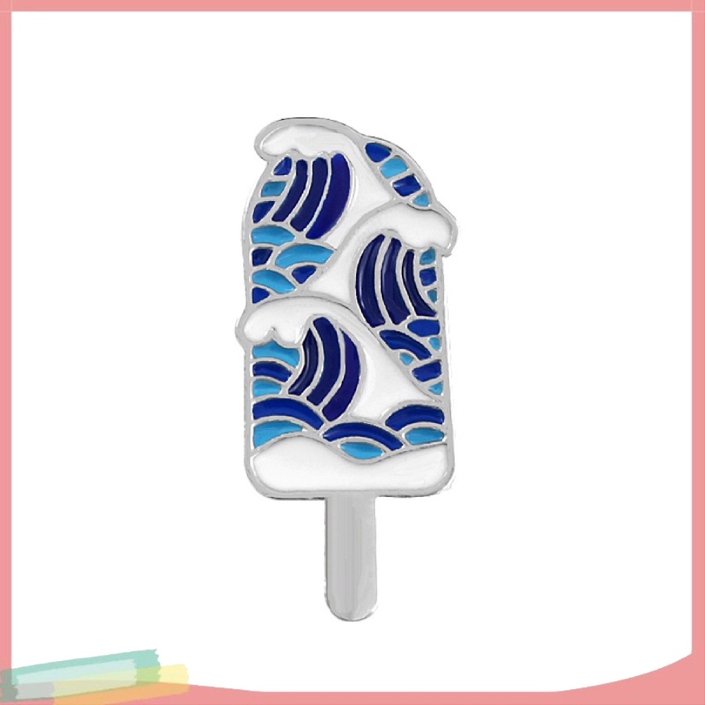 Ghim cài áo hình sóng biển độc đáo cá tính