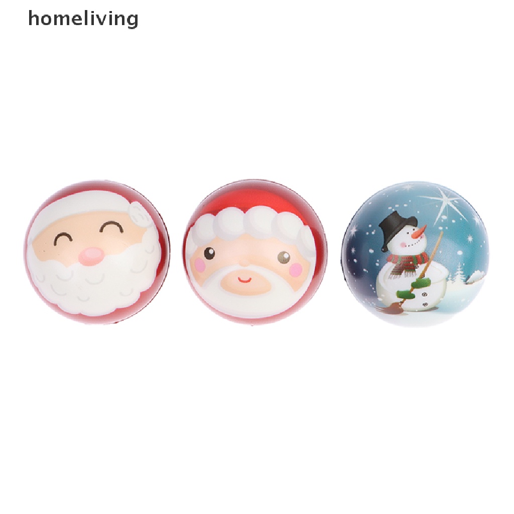 Quả Bóng Xốp PU Giải Tỏa Căng Thẳng Kích Thước 63mm Trang Trí Giáng Sinh
