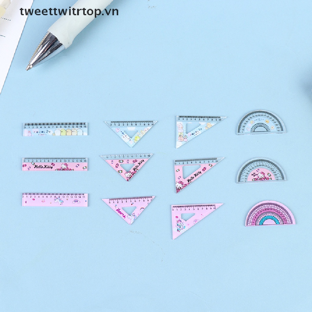 Set 4 Thước Đo Đồ Chơi Mini Tỉ Lệ 1: 12 Cho Bé Chơi Đồ Hàng
