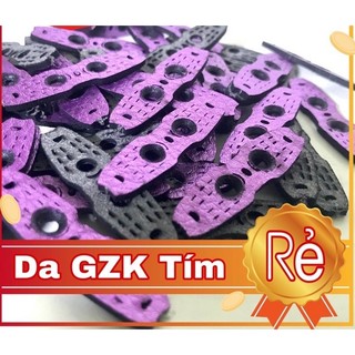 Miếng da gzk tím 3 lỗ size từ bi 6 - 7 -8