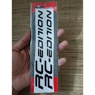 Tem dán phuộc RC màu đen new
