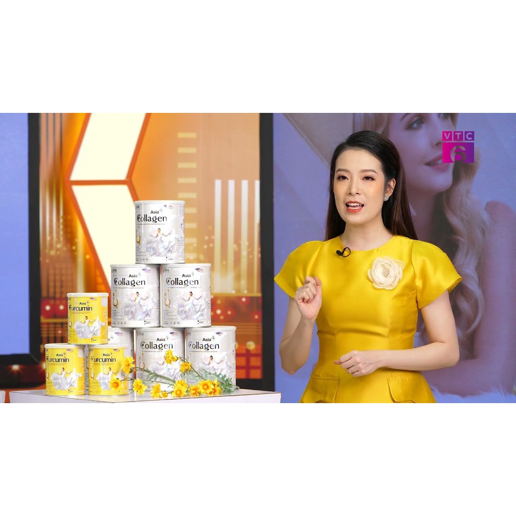 Sữa bột dinh dưỡng Asia Collagen ASIA NUTRITION 400g giúp cải thiện nội tiết tố nữ và ngăn ngừa lão hóa