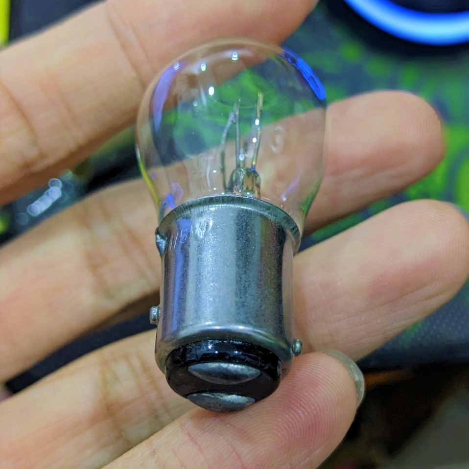 1 bóng đèn 1156 BA15S 1157 BAY15D Halogen đèn hậu đèn phanh ô tô xe máy