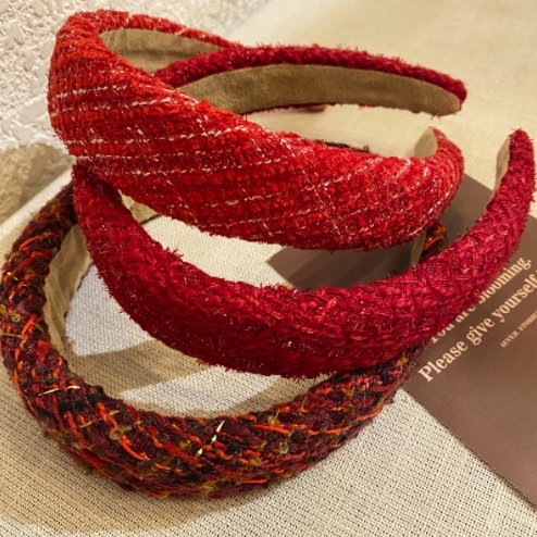 Băng Đô Cài Tóc Hình Đầu Lâu Màu Đỏ Mừng Năm Mới