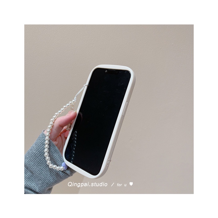 Ốp Điện Thoại Mềm Họa Tiết Hoa Tulip Gắn Dây Xích Cho iPhone 13promax 14 Gram xr11 12 WZPS