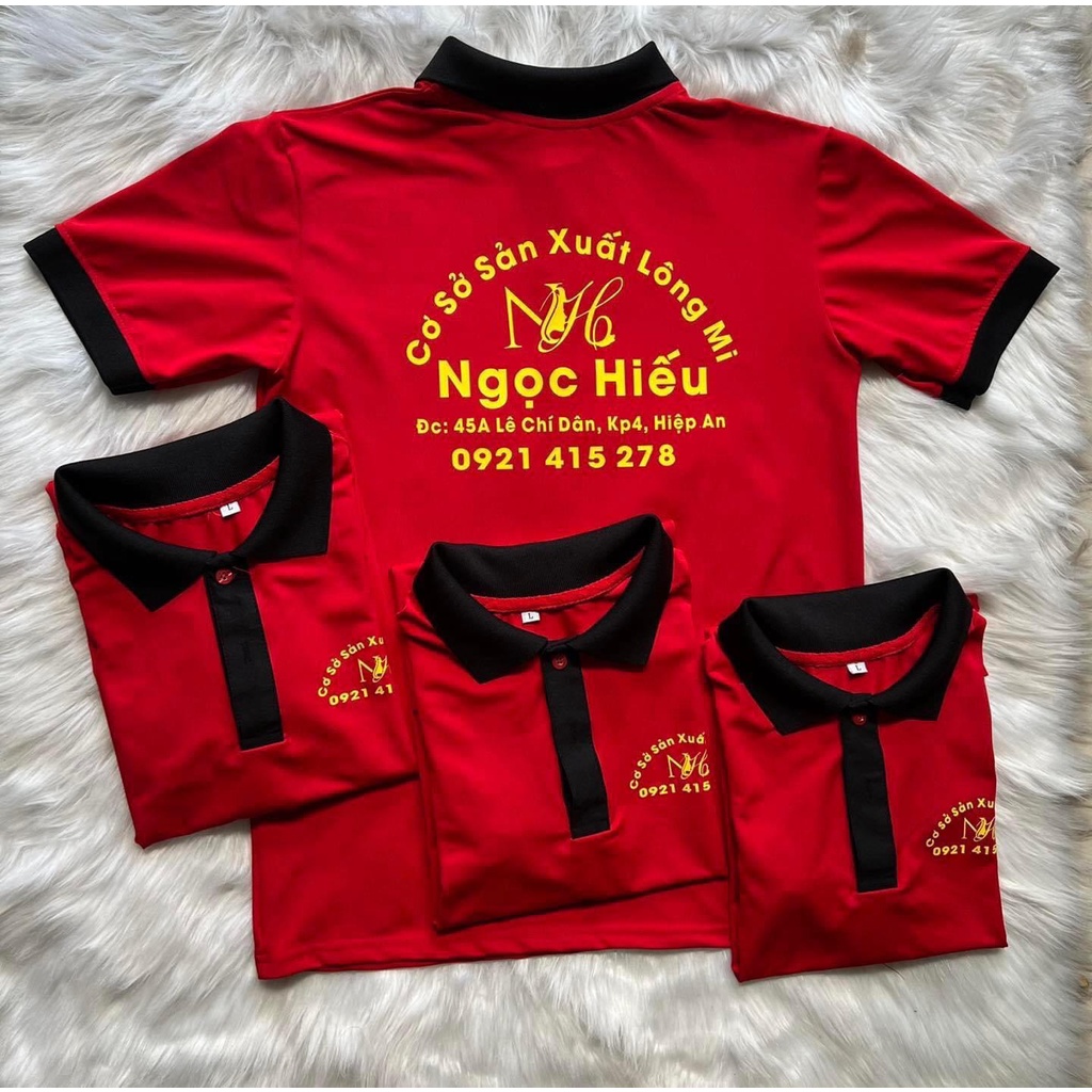 ÁO ĐỒNG PHỤC POLO 247 form áo chuẩn dáng chuyên dành cho nhóm lớp, nhà hàng, công ty, in ấn theo yêu cầu