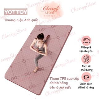 Thảm yoga TPE YOTTOY Anh Quốc cao cấp chính hãng, thảm tập yoga tại nhà
