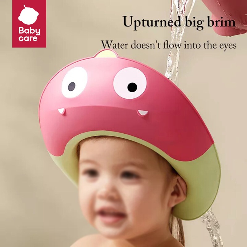 Bc Babycare Mũ gội đầu chắn nước bảo vệ tai có thể điều chỉnh vòng đầu cho bé 0 - 6 tuổi