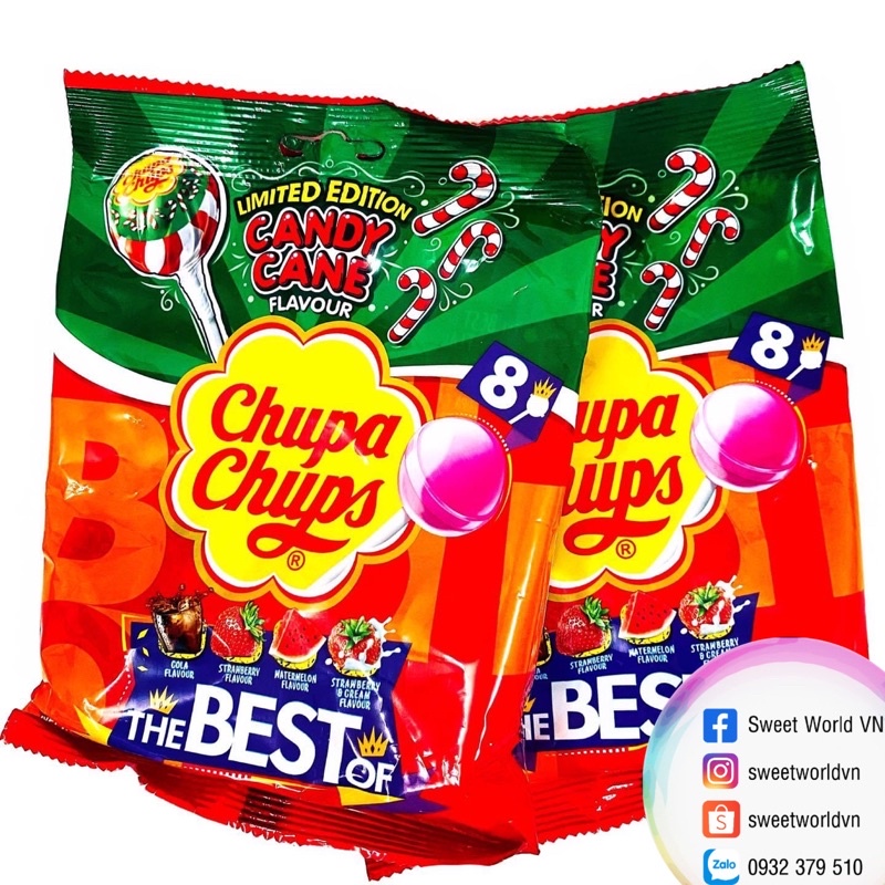 Kẹo que mút Chupa Chups (96g) - Úc