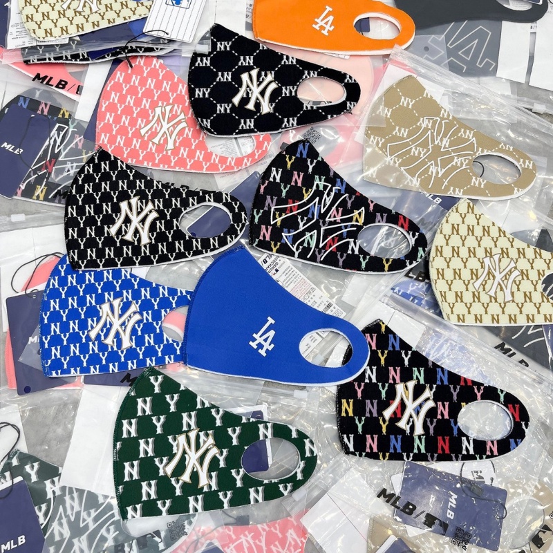 Khẩu Trang MLB  Khẩu Trang Hàn Quốc NY LA BOSTON Full Túi MLB