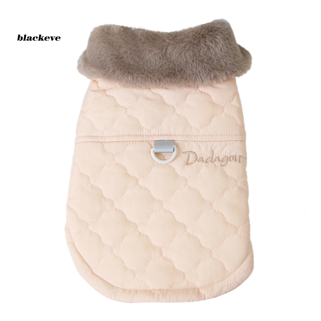 Áo Khoác Mùa Đông Màu Tương Phản Thoải Mái Hai Chân Cho Thú Cưng