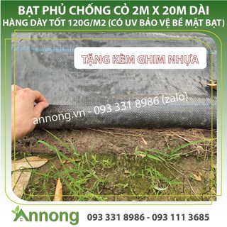Tấm bạt phủ chống cỏ dại 2m x 20m dài